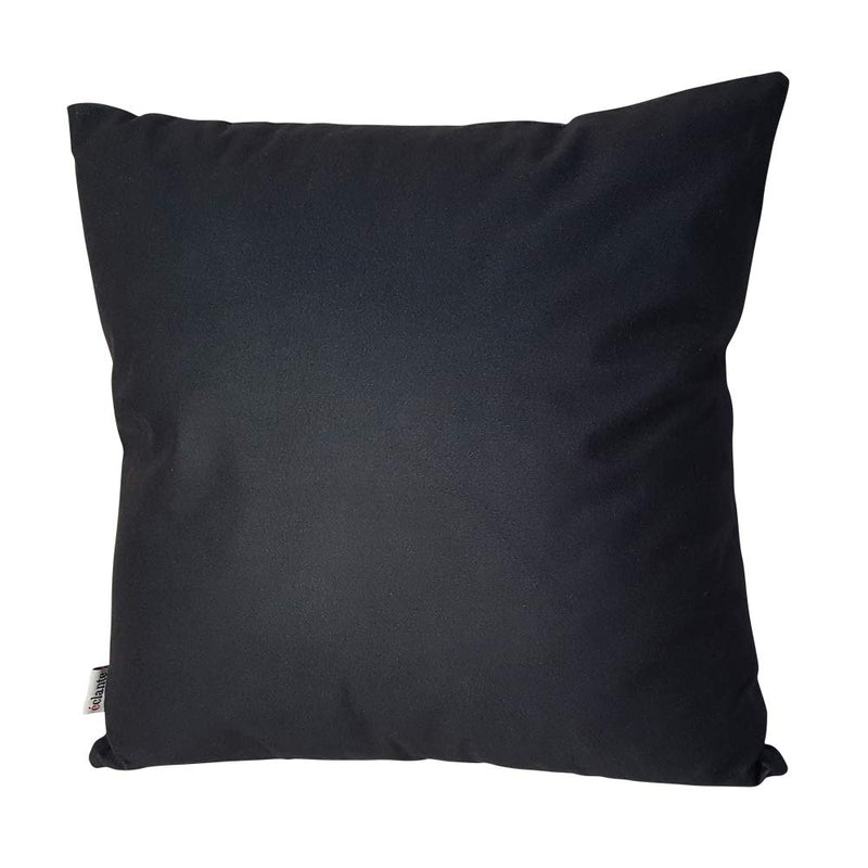 Eclante Velvet Black Throw Pillow | Soft Decorative Pillow