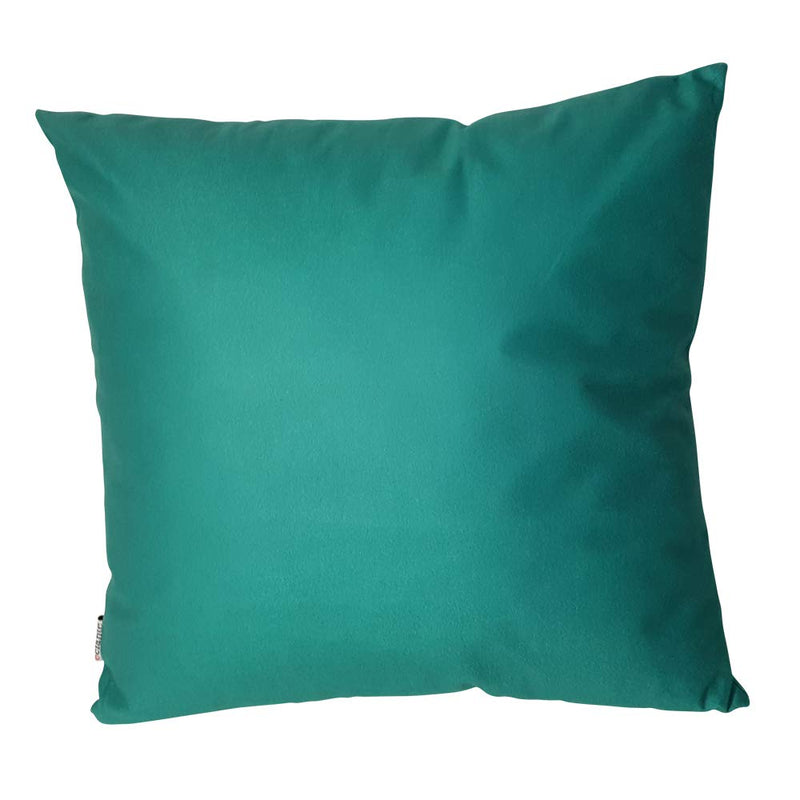 Eclante Velvet Teal Throw Pillow | Soft Decorative Pillow