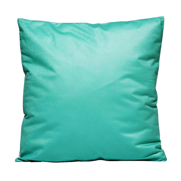 Eclante Velvet Turquoise Throw Pillow | Soft Decorative Pillow