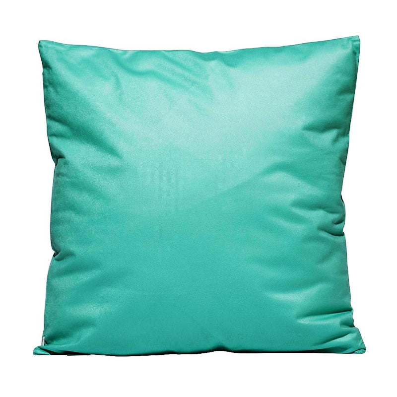 Eclante Velvet Turquoise Throw Pillow | Soft Decorative Pillow